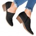 Size:4.5-11 Women Boho Carving Design Low Top Boots Shoes