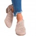 Size:4.5-11 Women Boho Carving Design Low Top Boots Shoes