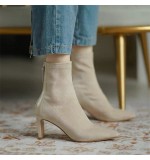Size:4.5-8.5 Women Fashion Zipper Stiletto Short Boots