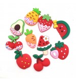 Unisex Detachable Sneakers Fruit Collection Shoe Decorations